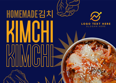 Homemade Kimchi Postcard Image Preview