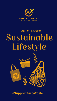 Sustainable Living Instagram story Image Preview