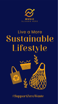 Sustainable Living Instagram story Image Preview