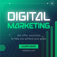 Digital Marketing Technology Instagram Post Design