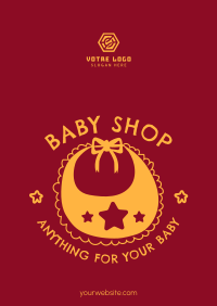 Anything For Your Baby Poster Design