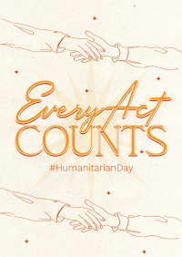 Humanitarian Day Doodles Poster Image Preview