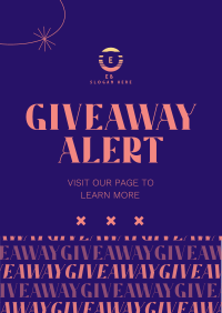 Giveaway Alert Flyer Image Preview