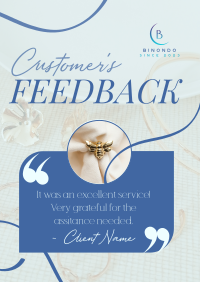 Minimalist Customer Feedback Flyer Image Preview