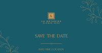 Save the Date Leaves Facebook ad Image Preview