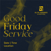  Good Friday Service Instagram post Image Preview