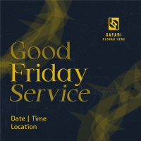  Good Friday Service Instagram post Image Preview