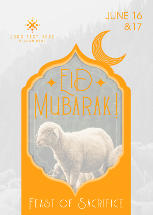 Rustic Eid al Adha Poster Image Preview