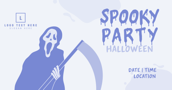 Spooky Party Facebook Ad Design Image Preview