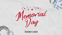 Memorial Day Doodle Video Image Preview