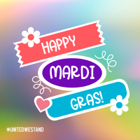 Mardi Gras Flag Instagram post Image Preview