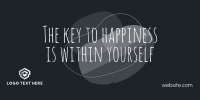 Key to Happiness Twitter post Image Preview