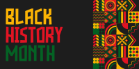 Contemporary Black History Month Twitter post Image Preview