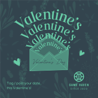 Valentine's Envelope Instagram post Image Preview
