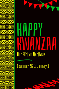 Ethnic Kwanzaa Heritage Pinterest Pin Image Preview