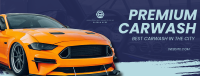 Premium Carwash Facebook cover Image Preview