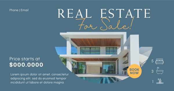 Modern Realty Sale Facebook Ad Design Image Preview