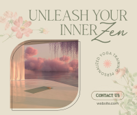 Yoga Floral Zen Facebook post Image Preview