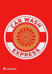 Express Carwash Poster Image Preview