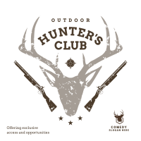 Join The Hunter's Club Instagram Post Design