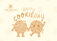 Adorable Cookies Postcard Design