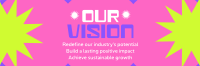 Fun Geometric Business Vision Twitter Header Image Preview