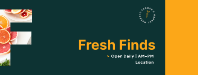 Fresh Finds Facebook cover Image Preview