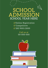 School Admission Year Flyer Image Preview