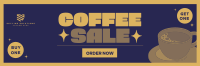 Trendy Coffee Shop Sale Twitter Header Image Preview