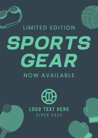 New Sports Gear Poster Design
