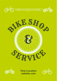 Bike Shop and Service Flyer Image Preview