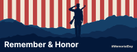 Memorial Day Salute Facebook cover Image Preview