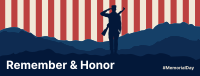 Memorial Day Salute Facebook Cover Design