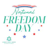 National Freedom Day Instagram Post Design