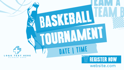 Sports Basketball Tournament Facebook event cover Image Preview