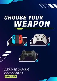 Choose your weapon Flyer Design