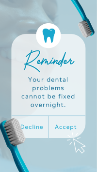 Dental Reminder Facebook story Image Preview