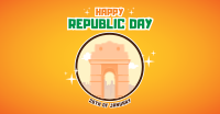 Happy Republic Day Facebook Ad Design