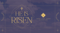 Minimalist Modern Easter Facebook event cover Image Preview