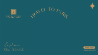 Travel to Paris Facebook Event Cover Image Preview