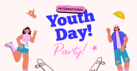 Youth Party Facebook Ad Design