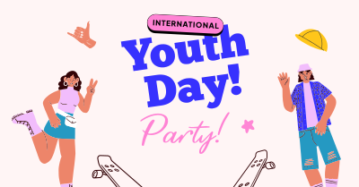 Youth Party Facebook ad Image Preview