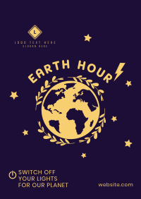 Recharging Earth Hour Poster Image Preview