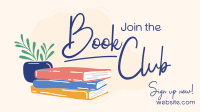 Book Lovers Club Animation Design