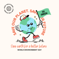 World Environment Day Mascot Linkedin Post | BrandCrowd Linkedin Post Maker