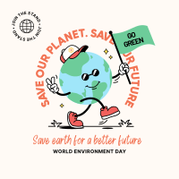 World Environment Day Mascot Linkedin Post Image Preview