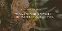Wedding Planner Bouquet Twitter post Image Preview