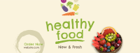 Fresh Healthy Foods Facebook Cover Design