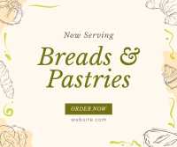 Fancy Pastry Treats Facebook Post Design