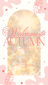 Hello Autumn TikTok Video Design